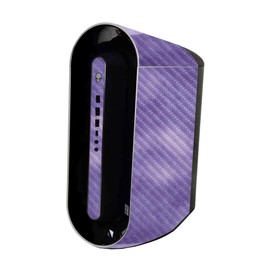 MightySkins Carbon Fiber Skin Compatible with Alienware Aurora R11 Gaming Desktop - Purple Airbrush | Protective, Durable Textured Carbon Fiber Finish | Easy to Apply | Made in The USA