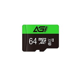 AGI TF138 64GB Micro SDXC Card with Adapter Class 10 / UHS I