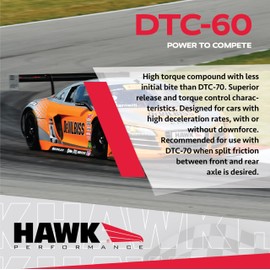 Hawk Performance HB119G.594 DTC-60 Motorsport Brake Pads