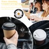 4Pcs Daisy Car Coasters for Cup Holders, Universal Non-Slip Absorbent