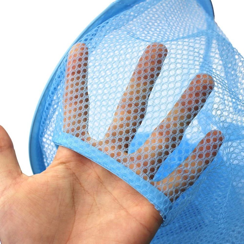 3 Pcs Hanging Mesh Space Foldable 3 Compartments Storage Basket