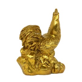 Chinese Zodiac Rooster Figurine Ornaments Lucky Charm Feng Shui Chicken Fengshui Chicken Tackle Copper (Brass)