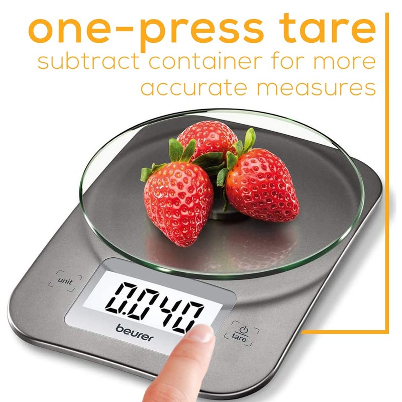 Beurer KS26 Kitchen Scale High Accuracy Digital Food Scales Weight