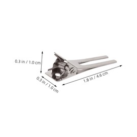 Baluue Barber Accessories 35pcs Metal Duckbill Clips Hair Styling Clips for Salon