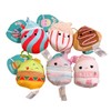 Squishmallows Kellytoy 3.5/'' Assorted Squad Clip On Keychain Mini Plush