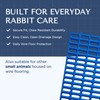 Planet Rabbit Premium Rabbit Cage Mats (Blue, 1 Pack) |