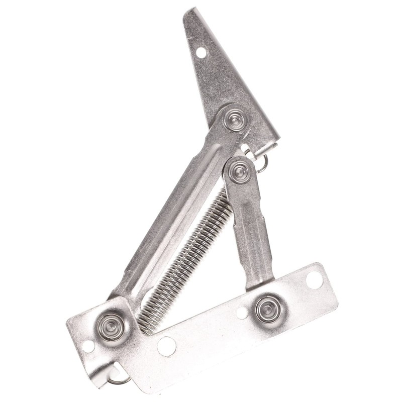 DOITOOL 85° Vertical Folding Spring Hinge for Cabinet Doors Nickel-Plated