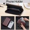 SUEWEE Long PU Leather Card Holders Wallet with Large Capacity