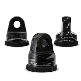 Factor55 ProLink XTV (ATV/UTV) Loaded Shackle Mount With Titanium Pin & Rubber Guard (6,000 Lbs) - Black