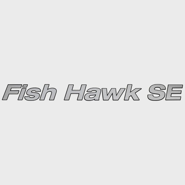 Crestliner Boat Model Decal 2319705 | Fish Hawk SE Silver