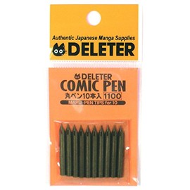 デリーター(Deleter) 丸ペン 10本入 10x5x0.6cm 3411001