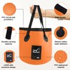 B013 Collapsible Bucket with Handle - Foldable Water Bucket for