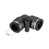 sourcing map Plastic Elbow Push to Connect Tube Fitting 12mm