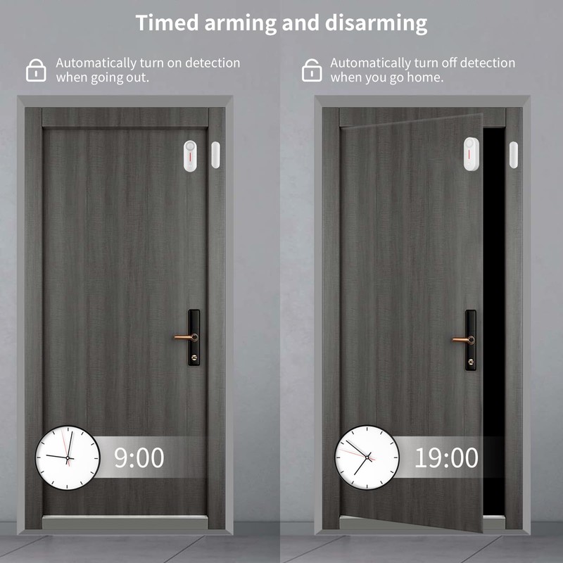 eMylo Door Alarm Sensor Window Alarm, Tuya Wireless Smart WiFi