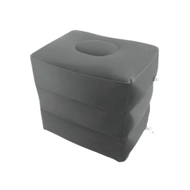 Footrest, Airplane, Bus, Car, Air, Backflow Prevention Valve Included, Ottoman Cushion, Travel, Footrest, Portable, In-Car, 3 Levels, Foot Pillow, Comfortable Sleep, Swelling, Cheap Travel, Height