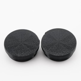 Protective TPU Caps Multi 5 Pack for Vials | 1ml, 2ml, 3ml, 4ml, 5ml, 7ml, 10ml, 20ml, 30ml, 50ml, 100ml Peptide Accessories (Black, 5-100ml (2 Caps))