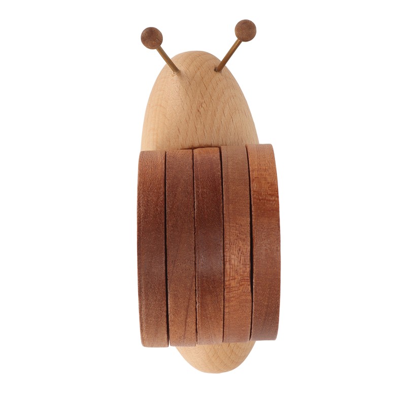 Snail Coaster Set with Magnet Cute Exquisite Eco Friendly Wood