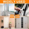 HARFINGTON Rubber Weather Stripping Door Seal Strips, 20 Feet D-Shaped
