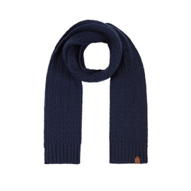Coach Men's Cable Scarf, Dark True Blue, One Size