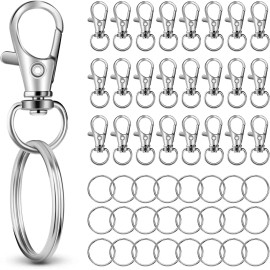 Unbranded 50PCS in 25Sets,Metal Swivel Lobster Claw Clasps,Keychai
