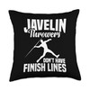 Javelin Thrower Track & Field Equipment Javelin Throw Throw Pillow