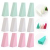 IWOWHERO 30pcs Triangle Trapezoid Shape Makeup Pads Dry Wet Suitable