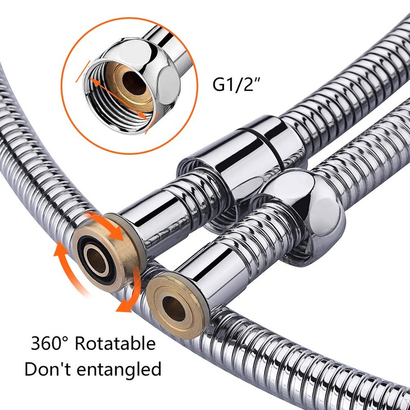 GRIFEMA COMPLENTOS-G851-SE Flexible Shower Hose, Water-Saving Hand Shower / Round