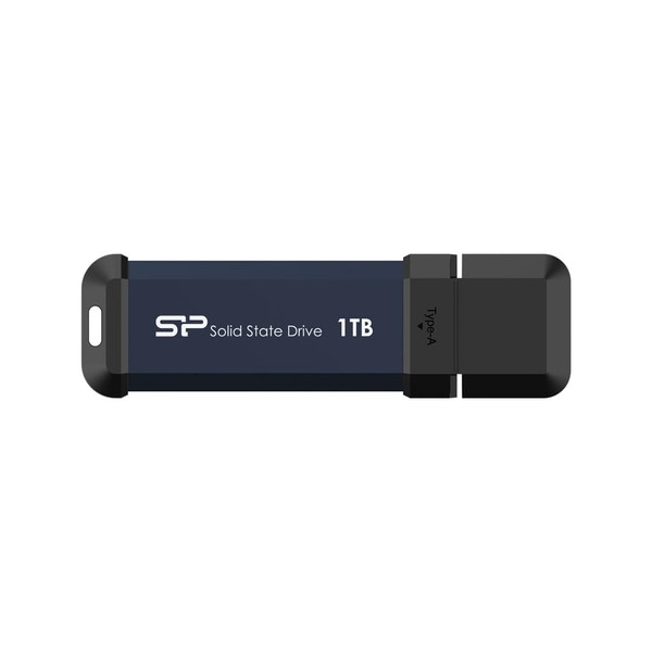 Silicon Power 1TB Portable Stick SSD USB 3.2 MS60 Black