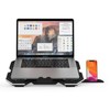 Laptop Cooling Pad RGB Cooler Laptop Stand with 6 Quiet