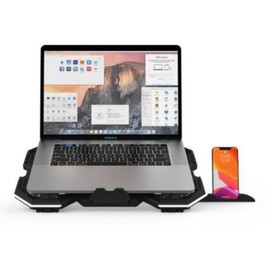 Laptop Cooling Pad RGB Cooler Laptop Stand with 6 Quiet Cooling Fans 6 Height Adjustable Cooling Pad for Laptop 11-17inch