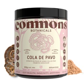 COMMONS Hongos Adaptógenos Hongo Cola de Pavo Extracto en Polvo                                                                                       