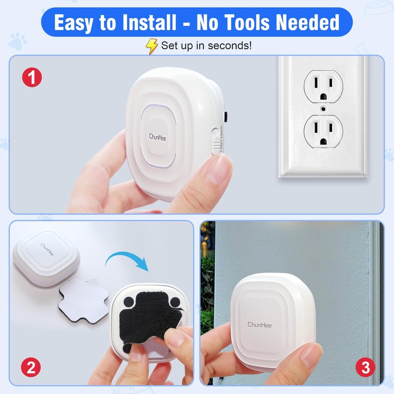 ChunHee Dog Door Bell for Potty Training –Smart Wireless Dog
