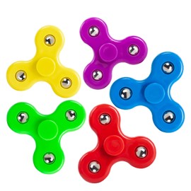 YOLOPLUS+ 5 Pcs Fidget Spinner Toys for Kids,Mini Size Hand Fidget Toys Anxiety Stress Relief Reducer,Birthday Gifts Party Favor Easter Basket Stuffers for Kids Adults (2 Inch)