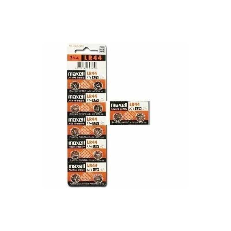 Maxell 12 NEW LR44 MAXELL A76 L1154 AG13 357 SR44