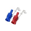 Partuto 2pcs XL Size Universal Car Turbo Sound Exhaust Muffler
