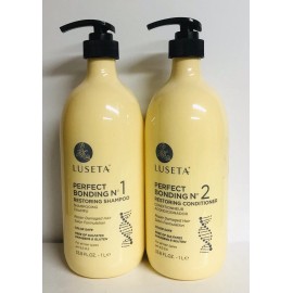 Luseta ~ Perfect Bonding Restoring Shampoo & Conditioner 33.8 fl oz Each