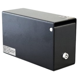 Protex Safe Protex Drop Box Safe (SDB-100)-Black, for Cash, Checks and envelopes, Saw-Toothed Baffle to Protect Slot, Powder Coated Finish, 4 Pre-drilled anchoring Holes