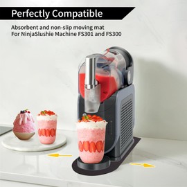 Ninja Slushie Machine FS301 Non-Slip Sliding Pad - Durable Anti-Skid Mat for Countertop Protection, Compatible with Ninja FS301/FS300 Models, Ideal for Home Bars, Party Hosting & Commercial Use