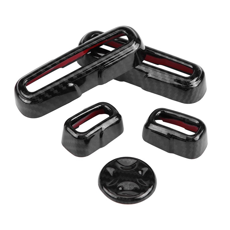 5 pcs Carbon Fiber Style Car Electric Seat Control Switch