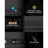 BE-TECH Gun Safe for Handgun,99.9% Accuracy Fingerprint Handgun Safe,3 Ways