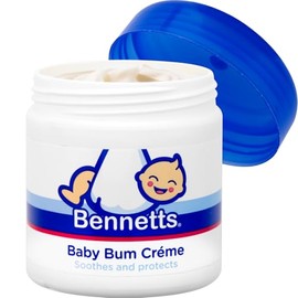 Bennetts Baby Bum Cream 150ml – Water-Repellent Diaper Barrier Cream for Newborns – Protects Against Nappy Rash & Redness