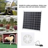 Solar Panel Powered Fan Maintain Air Circulation 6 Blades 15W