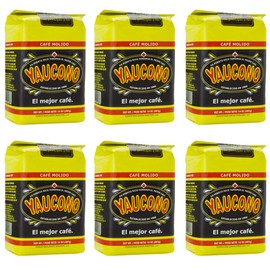Yaucono Ground Coffee Bagged, 14 Ounce (Pack of 6)