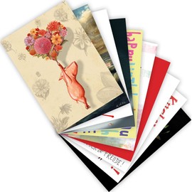 Inkognito MIX-0893 Postcard Set Happy Birthday 4 Set of 10 A6 Artist: INKOGNITO