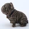 Veronese Design 3 3/4 Inches Sitting Bulldog Wearing Collar Cold