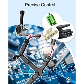 4L60E Internal Wire Harness with Lock-Up TCC Solenoid Fit for Transmissions 4L60E 4L65E 4L60 2003-2006, Transmission Master Solenoid Kit Replace 350-0061 15320476 77995B