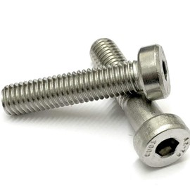 KADco® M5 Low Head Socket Cap Screws A2 Stainless Steel, Hex Head Allen Key Bolts (M5 x 18mm - (20 pcs))