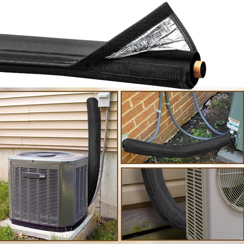 Pipe Insulation Wrap - Copper Pipe Insulation Cover | 3-Layer