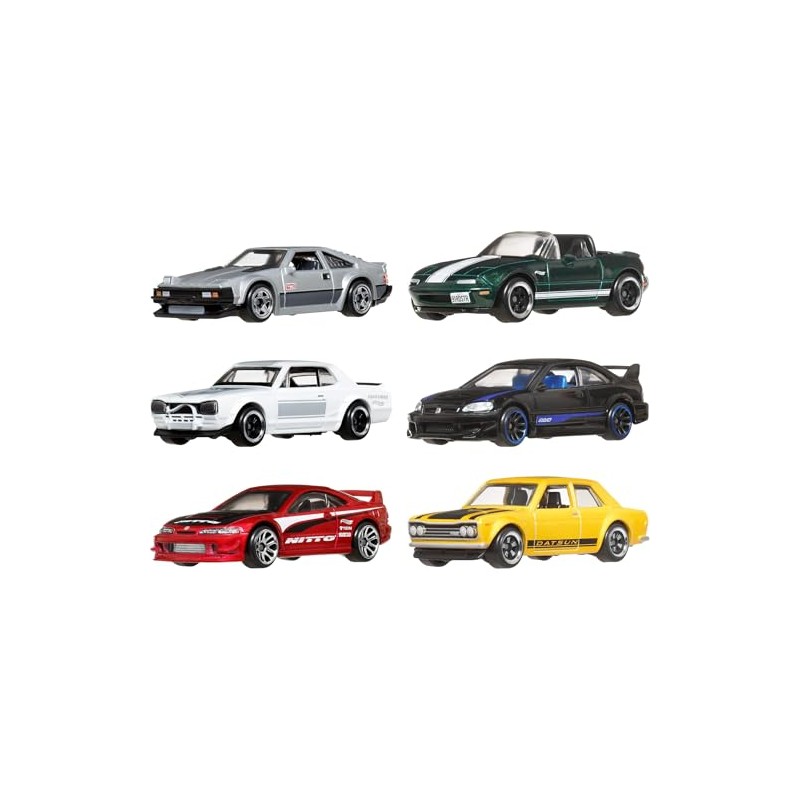 Hot Wheels Collector Multipack Autos Japoneses para coleccionistas