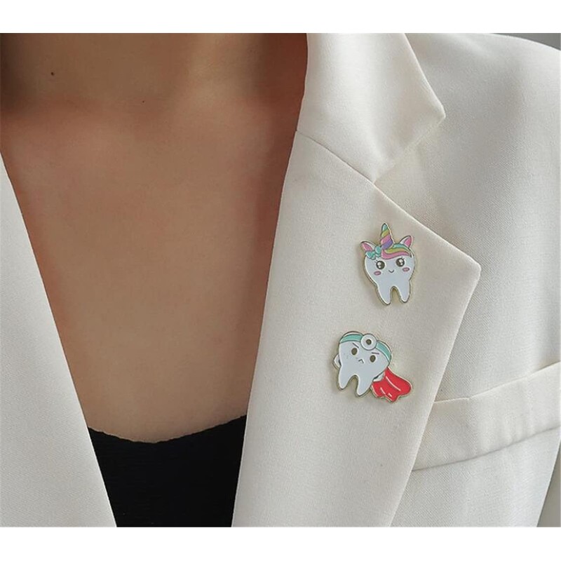 Protect Your Teeth Enamel Pin Fight Against Tooth Decay Dentist